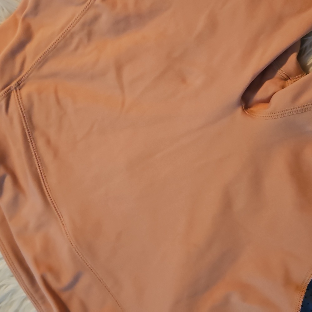 Fabletics Peach Active Performance Bike Shorts wi… - image 3